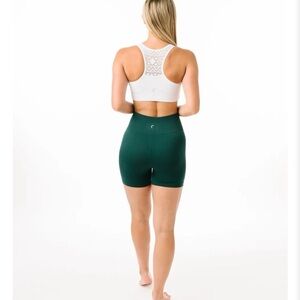 Zyia Active Seamless Hustle Shorts in Forest Green